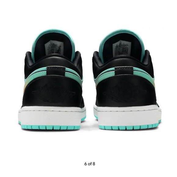 Air Jordan 1 Low SE 'Tropical Twist' Big Boys Sz 5.5 EUC Teal - Picture 2 of 11
